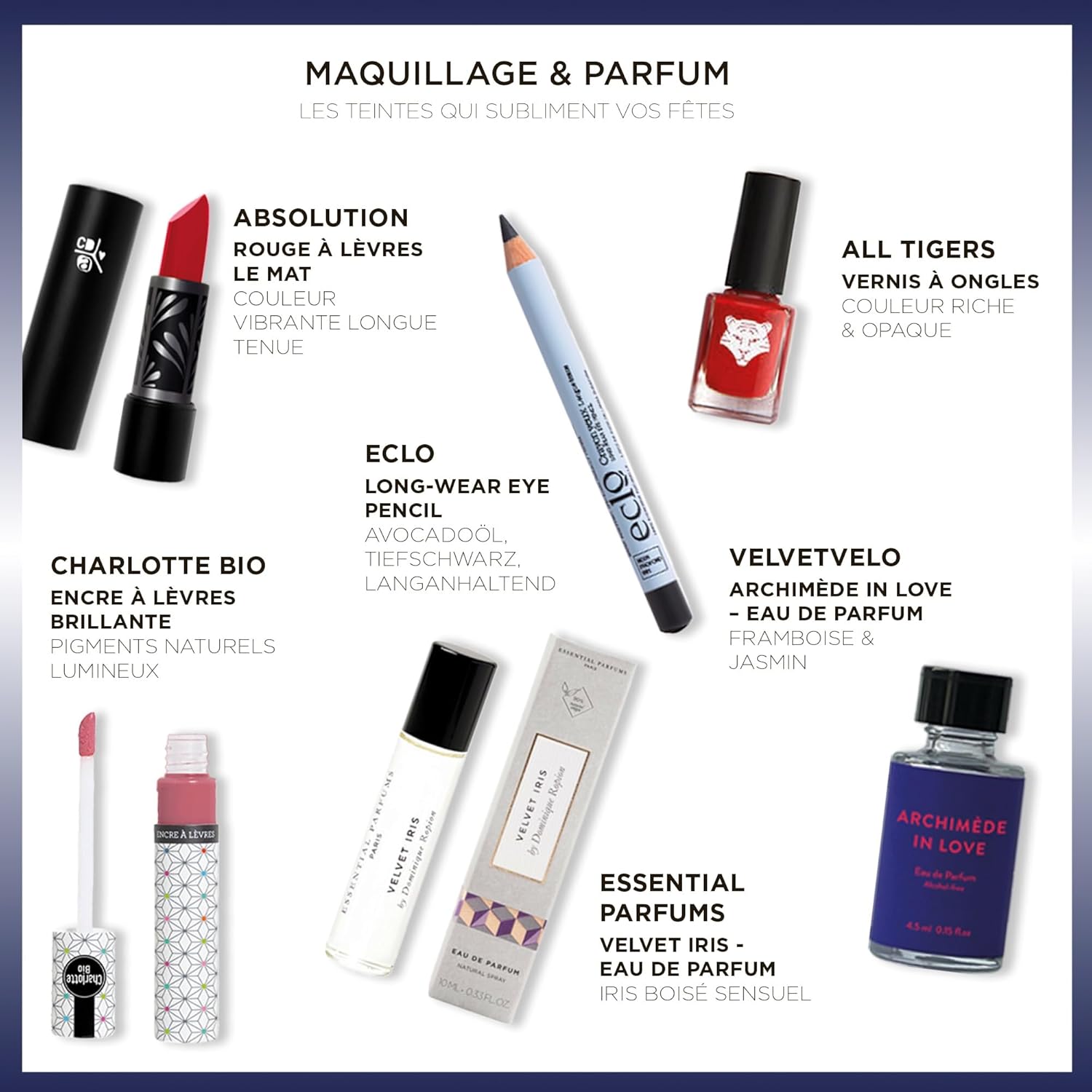 Calendrier de l’Avent Beauté La French Beauty – 24 produits clean & français