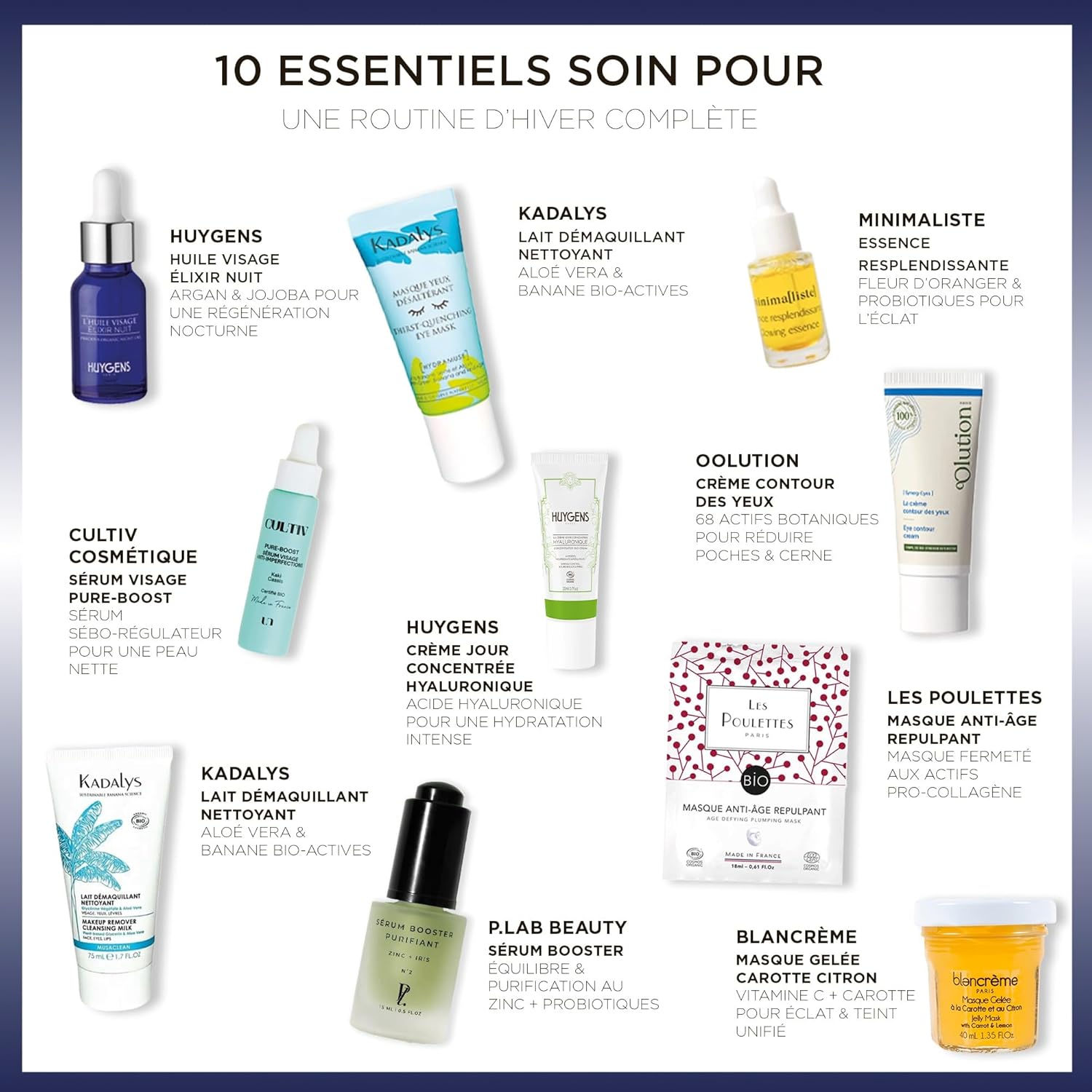 Calendrier de l’Avent Beauté La French Beauty – 24 produits clean & français